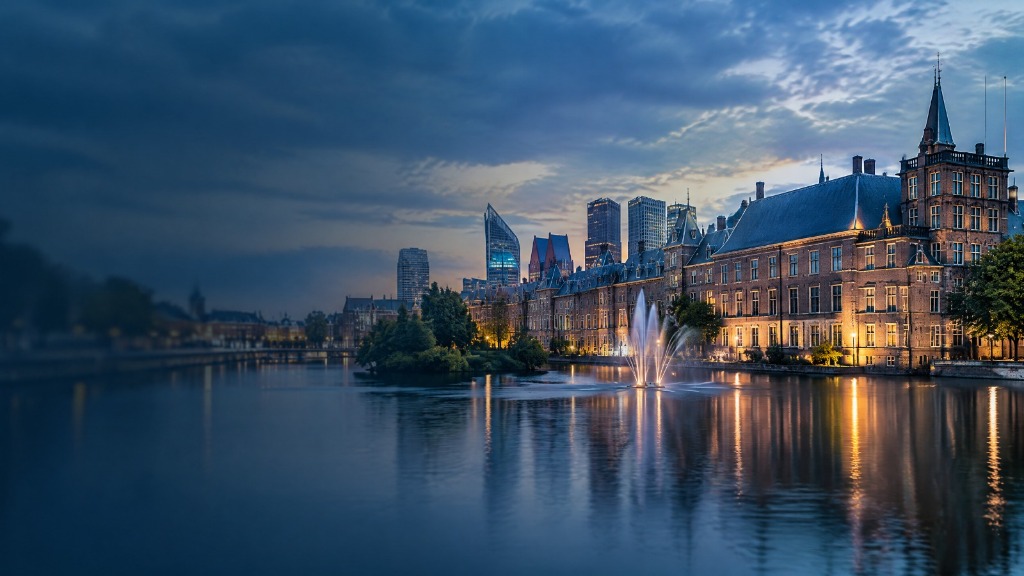Den Haag şehir manzarası